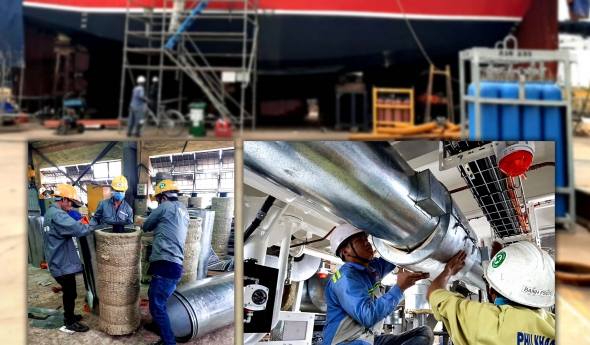 Dự án cách nhiệt cho tàu hàng