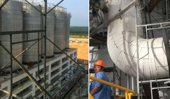 Dự án cách nhiệt ống nóng Polytex Far Eastern